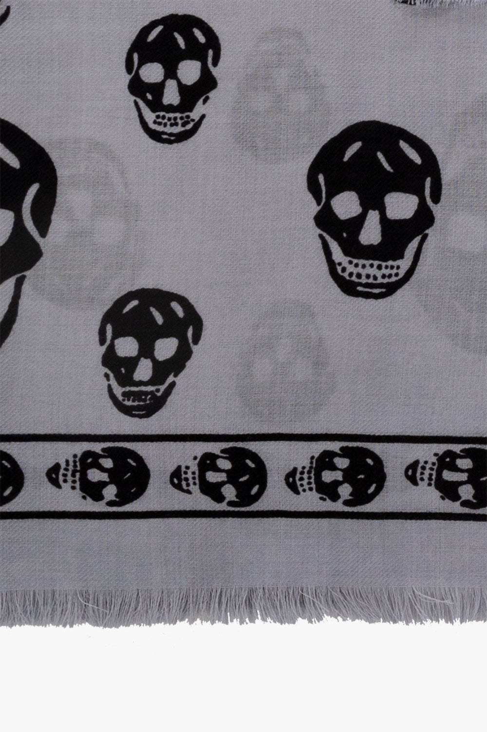 skull scarf alexander mcqueen scarf | Alexander McQueen Wool